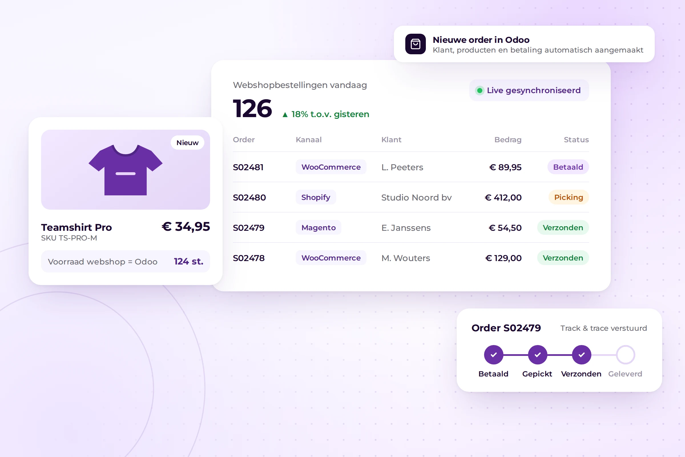 Odoo e-commerce in één overzicht